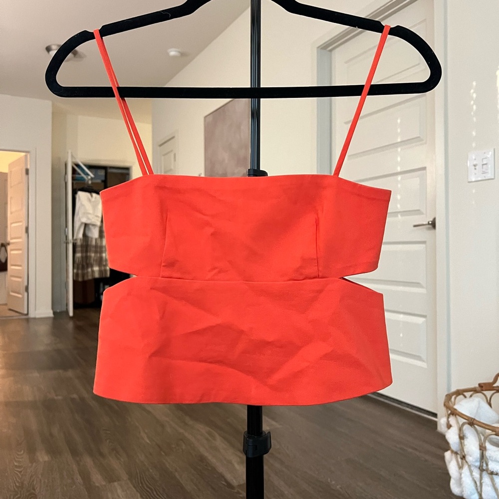 Zara orange top